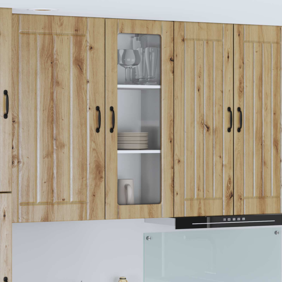 Vidaxl Dishwasher Panel Lucca Artisan Oak 40 X 31 X 100 Cm