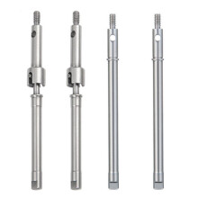 (Front+Rear Drive Shaft) 1:24 Metal Front Rear CVD Drive Shaft Axle Kit for Axial SCX24 90081 RC Rock Crawler Transmission Shaft Parts