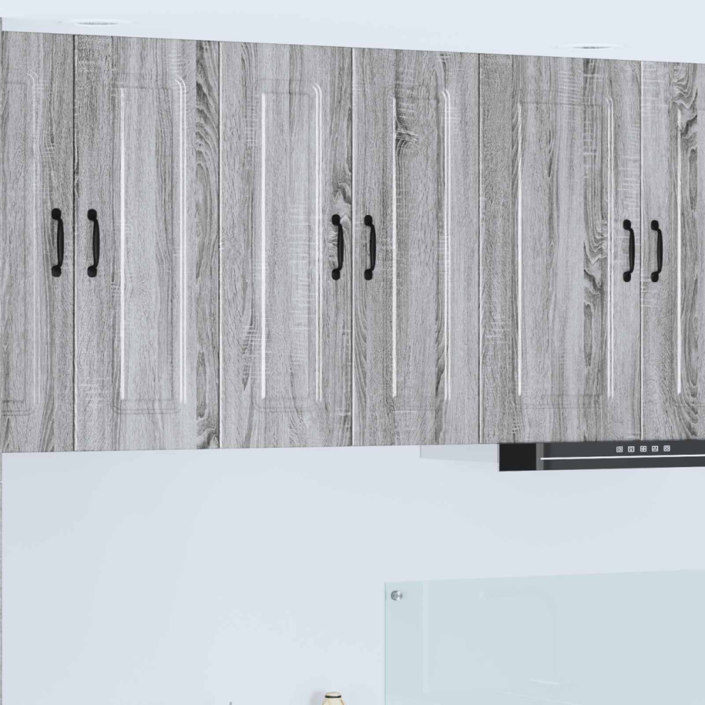 Vidaxl Dishwasher Panel Kalmar Sonoma 60 X 31 X 80 Cm Grey