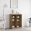 VidaXL vidaXL LED Sideboard Artisan Oak 41 x 37 x 100 cm Engineered Wood 1