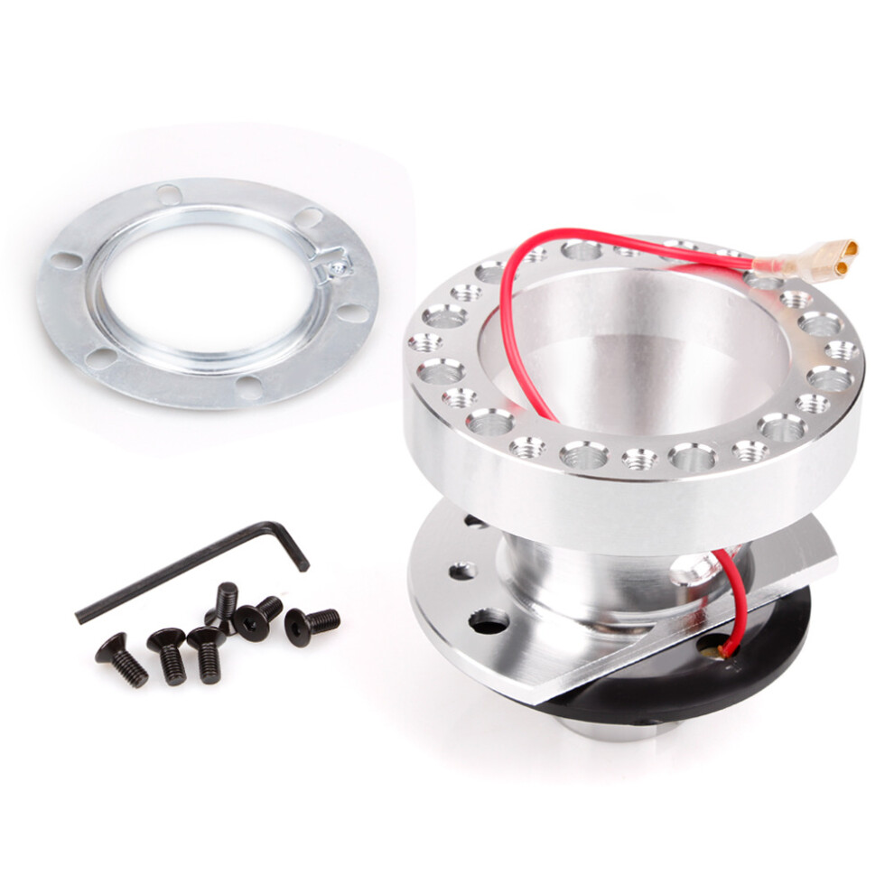 (Connectors-Ek) Aluminum Steering Wheel Short Hub Adapter For Honda Civic Ek Eg Steering Wheel Adapter 110691676061