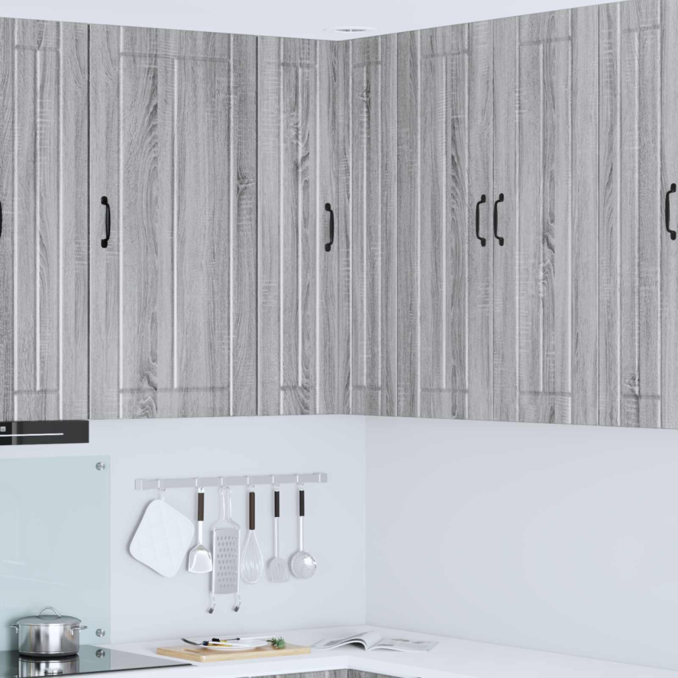 Vidaxl Dishwasher Panel Lucca Grey Sonoma 57 X 57 X 100 Cm