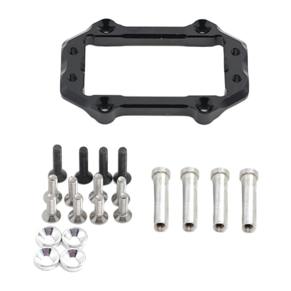 (Black) Metal Steering Servo Mount Bracket For 1/8 Arrma Kraton 6S Rc Crawler Buggy Car Black 110691699046