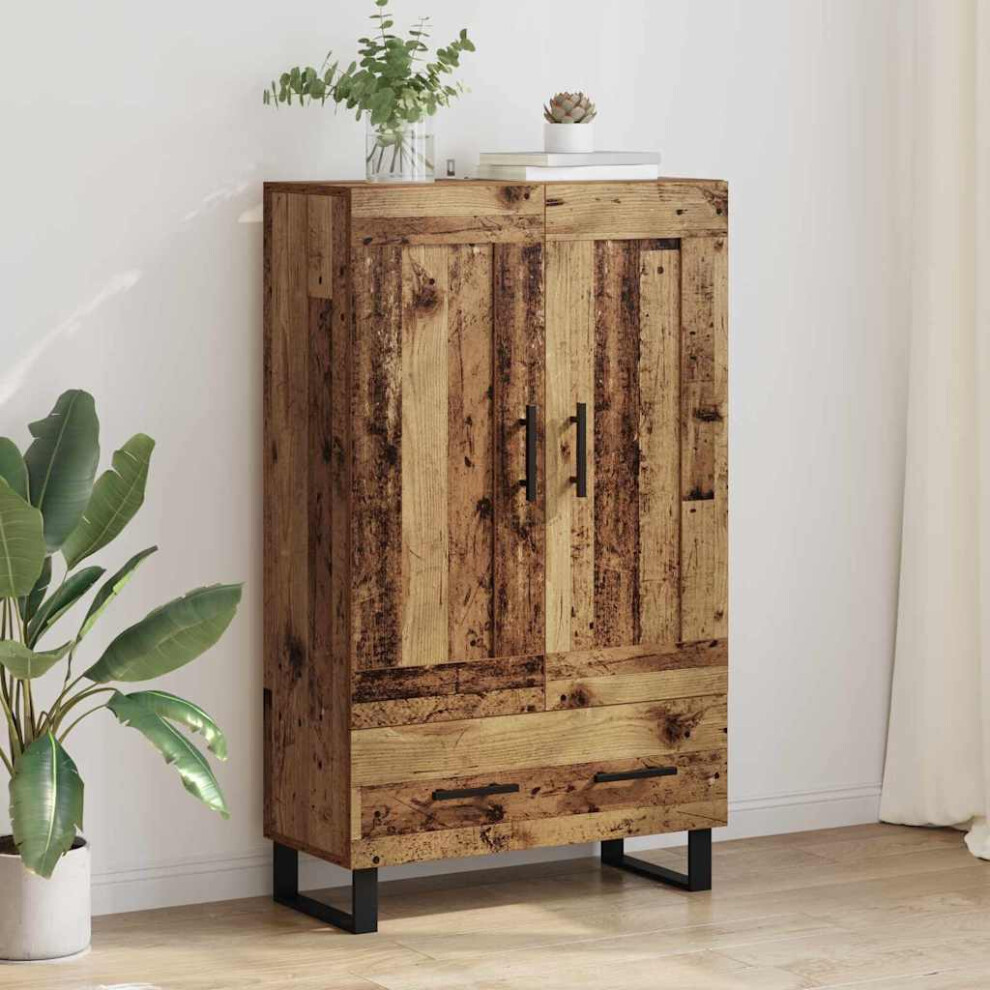 Vidaxl Highboard Old Wood 69.5 X 31 X 115 Cm Engineered Wood
