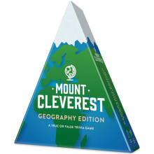 (Geography Edition) Edition True or False Trivia GameFun Family Card Game - MOUNT CLEVEREST
