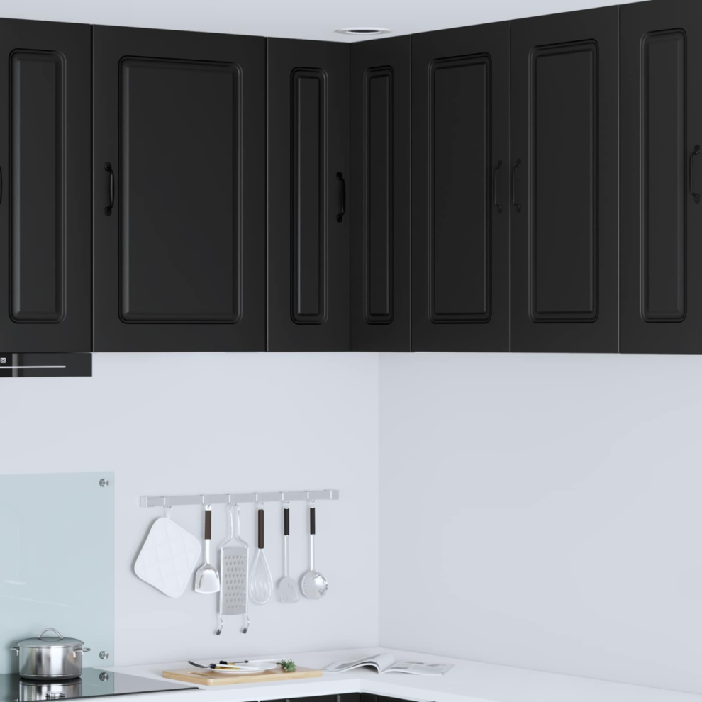 Vidaxl Dishwasher Panel Kalmar 57 X 57 X 80 Cm Engineered Wood Black