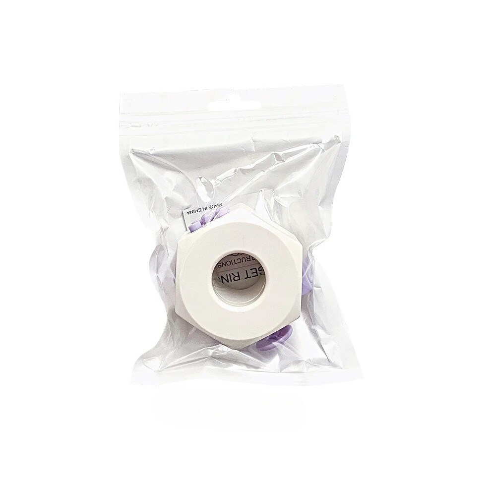(Purple) Fidget Ring Toys - Stress Relief Dice for Autism & Anxiety, Decompression Fingertip Toy