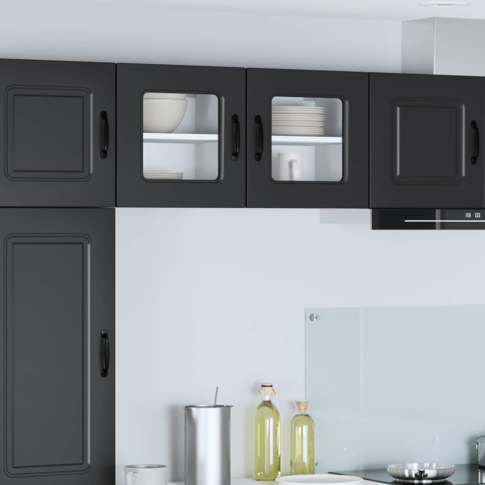 Vidaxl Dishwasher Panel Kalmar 2 Pcs 40 X 31 X 40 Cm Black
