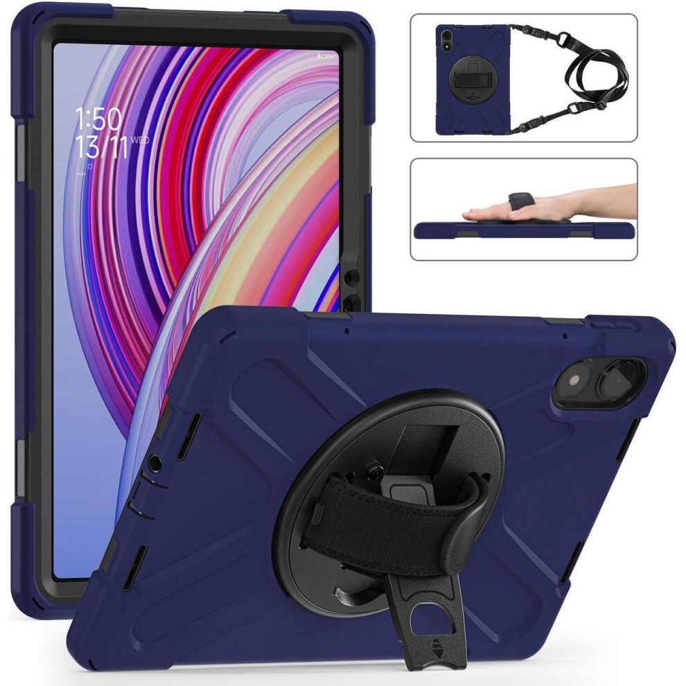 Case For Xiaomi Redmi Pad Pro 12.1 Inch 2024 / Xiaomi Poco Pad 12.1" Shockproof Cover With Screen Protector Pencil Holder, 360 Rotating Hand Strap & 609808351972