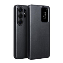 Compatibel Cadeau: Qialino Magnetische Telefoonhoes Van Echt Leer Voor Samsung Galaxy S26 Ultra 5G (Zwart): Voor Samsung Galaxy S26 Ultra 5G