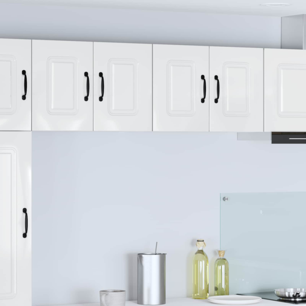 Vidaxl Dishwasher Panel Kalmar 2 Pcs High Gloss White 60 X 31 X 40 Cm 8721359454444