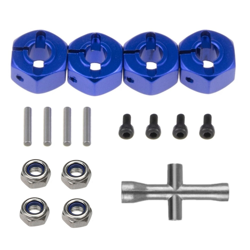 Metal 12Mm Hex Wheel Hub Adapter For Traxxas 1/10 Slash 4X4 Vxl 2Wd Rustler Car 110691699633