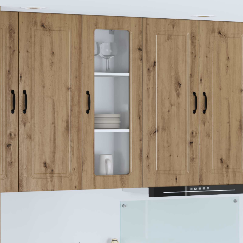 vidaXL Kitchen Wall Cabinet - Artisan Oak - 40cm - Image 3
