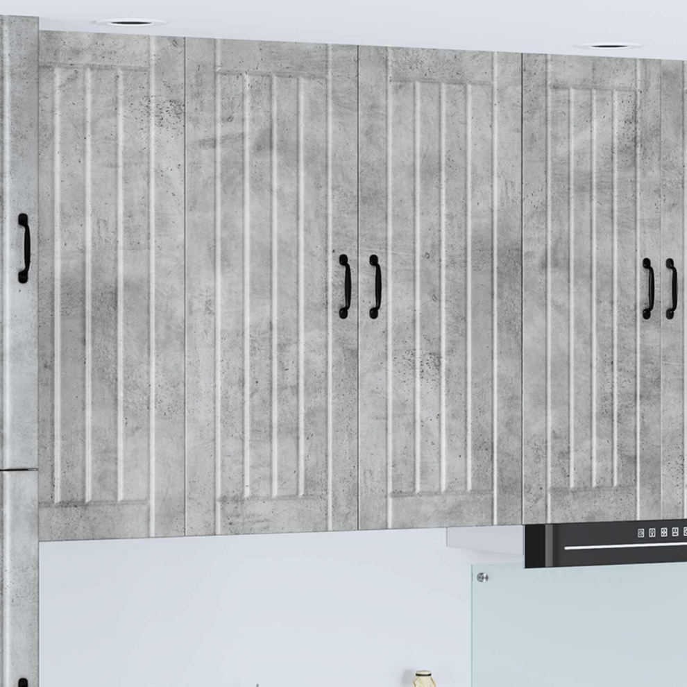 Vidaxl Dishwasher Panel Lucca Concrete 80 X 31 X 100 Cm Grey