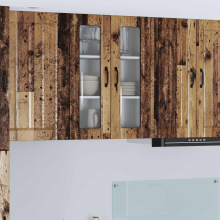 vidaXL Dishwasher Panel Lucca Old Wood 60 x 31 x 80 cm Engineered Wood