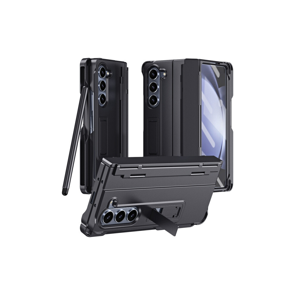 Compatible Gift Samsung Galaxy Z Fold5 5G Diamond-Strength Case With Integrated Hinge And Drop Protection (Black):For Samsung Galaxy Z Fold5 5G Black 4777129349056