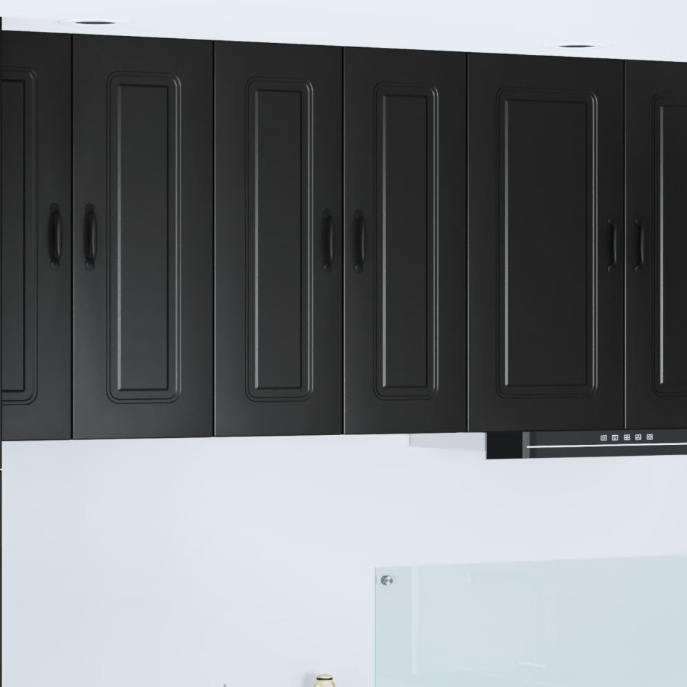 Vidaxl Dishwasher Panel Kalmar 60 X 31 X 80 Cm Engineered Wood Black