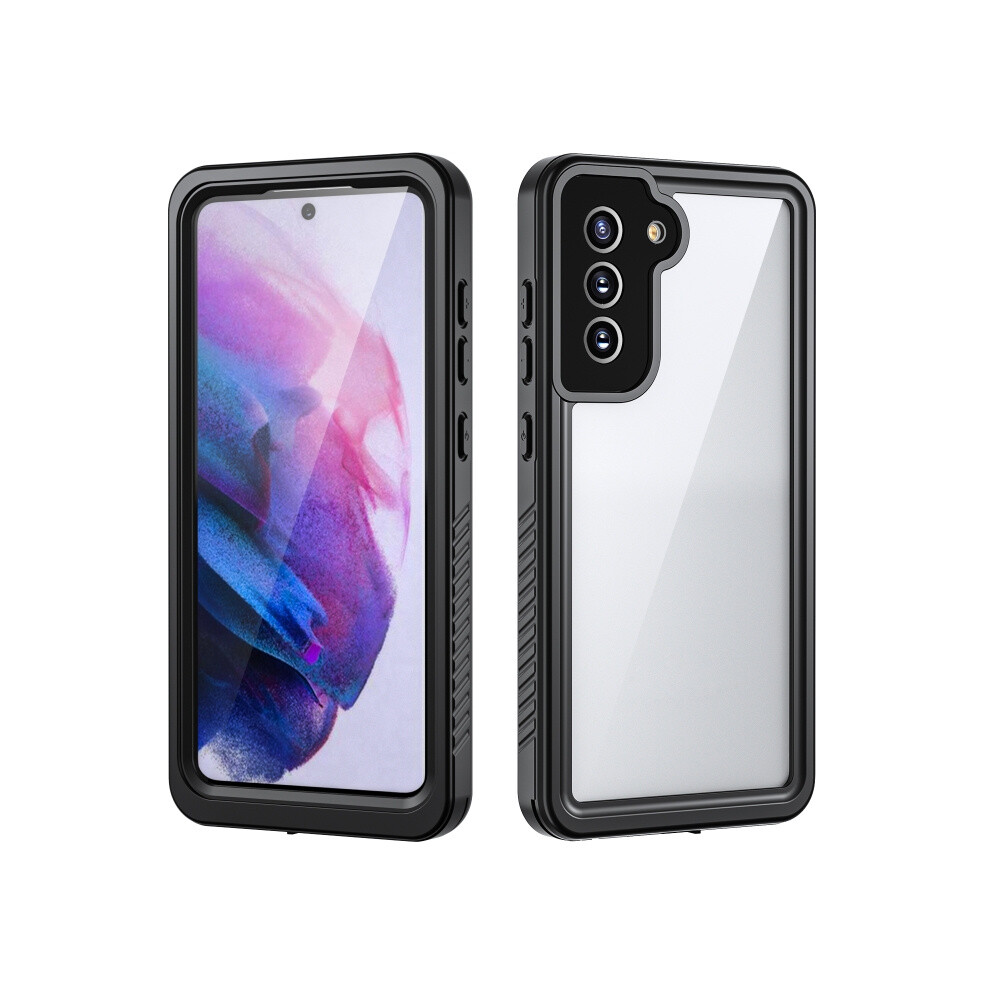 Compatible Gift Samsung Galaxy S21 Fe 5G Redpepper Shockproof Waterproof Pc + Tpu Phone Case(Black):For Samsung Galaxy S21 Fe 5G Black 3053159226286