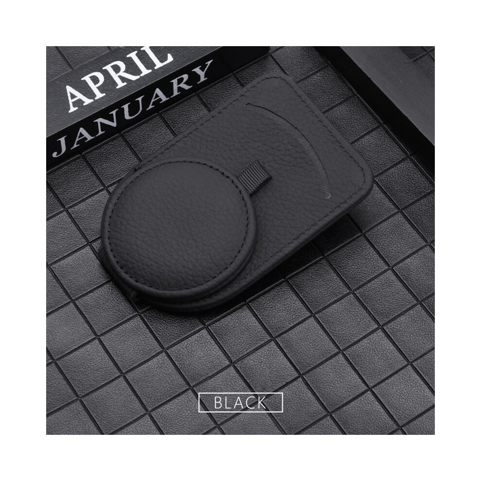 (Black) Car Auto Sun Visor Clip Holder For Glasses Sunglasses Eyeglass Card Bag Bracket Black 110691665515