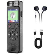 Digital Voice Recorder Voice Activated Recorder for Lectures, Meetings, Interviews - Sound Audio Recorder Dictaphone Recording Device with Playback,MP