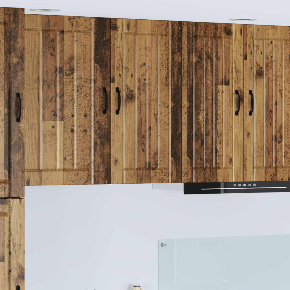 Vidaxl Dishwasher Panel Lucca Old Wood 40 X 31 X 80 Cm Engineered Wood