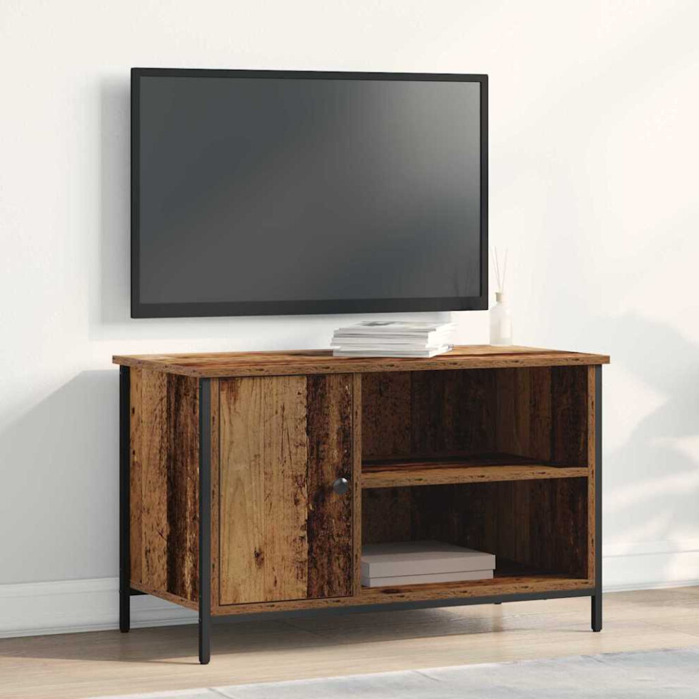Vidaxl Tv Cabinet Old Wood 80 X 40 X 50 Cm Engineered Wood