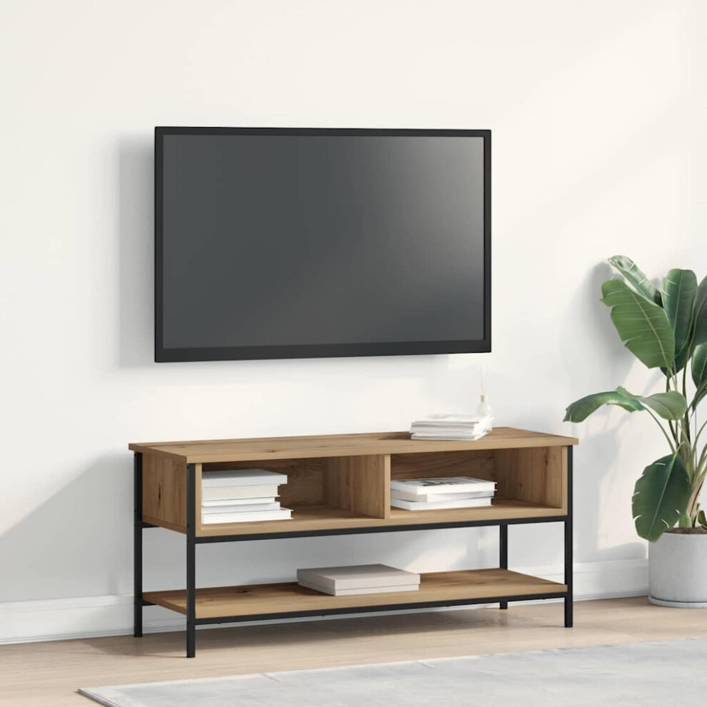 Vidaxl Tv Cabinet Set Artisan Oak 100 X 35 X 45 Cm Engineered Wood
