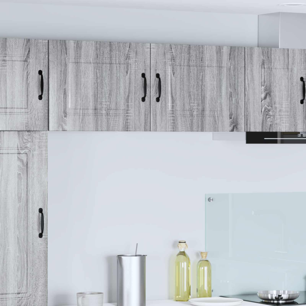 Vidaxl Dishwasher Panel Kalmar 2 Pcs Sonoma 50 X 31 X 40 Cm Grey