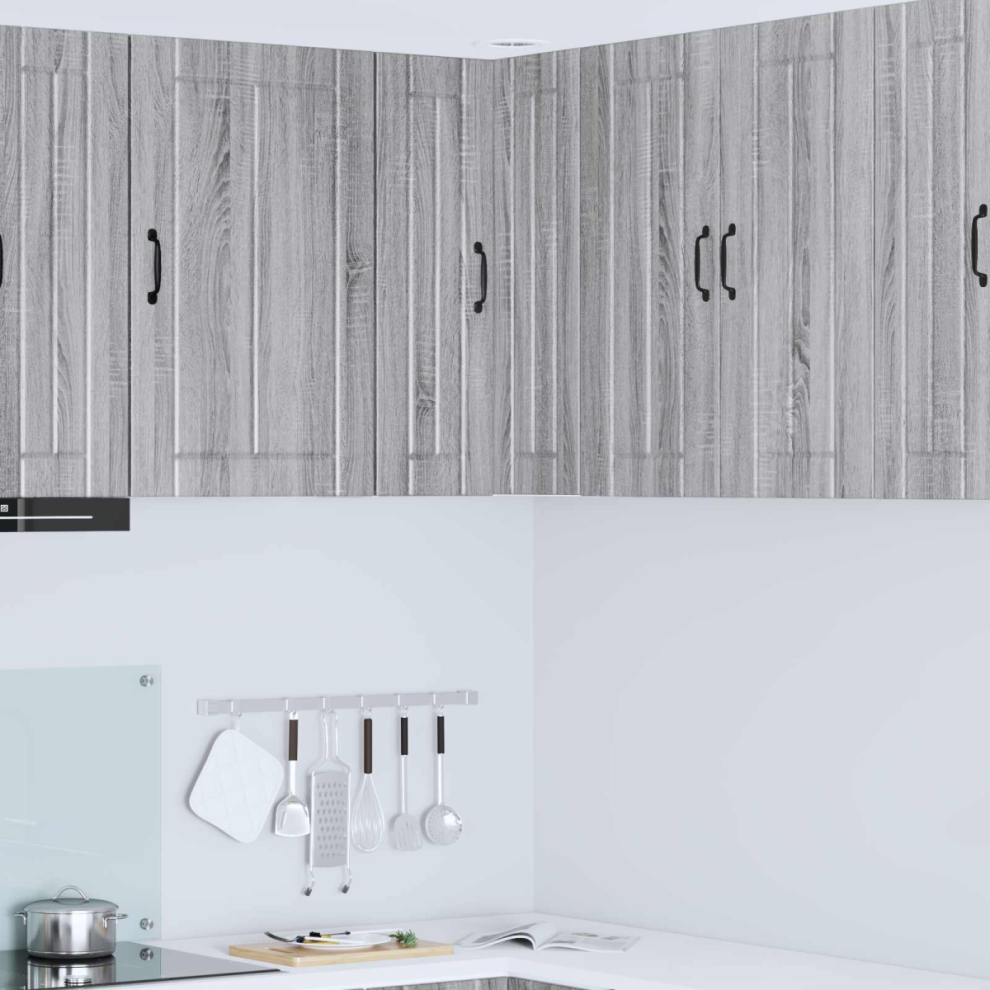 Vidaxl Dishwasher Panel Lucca Grey Sonoma 57 X 57 X 80 Cm