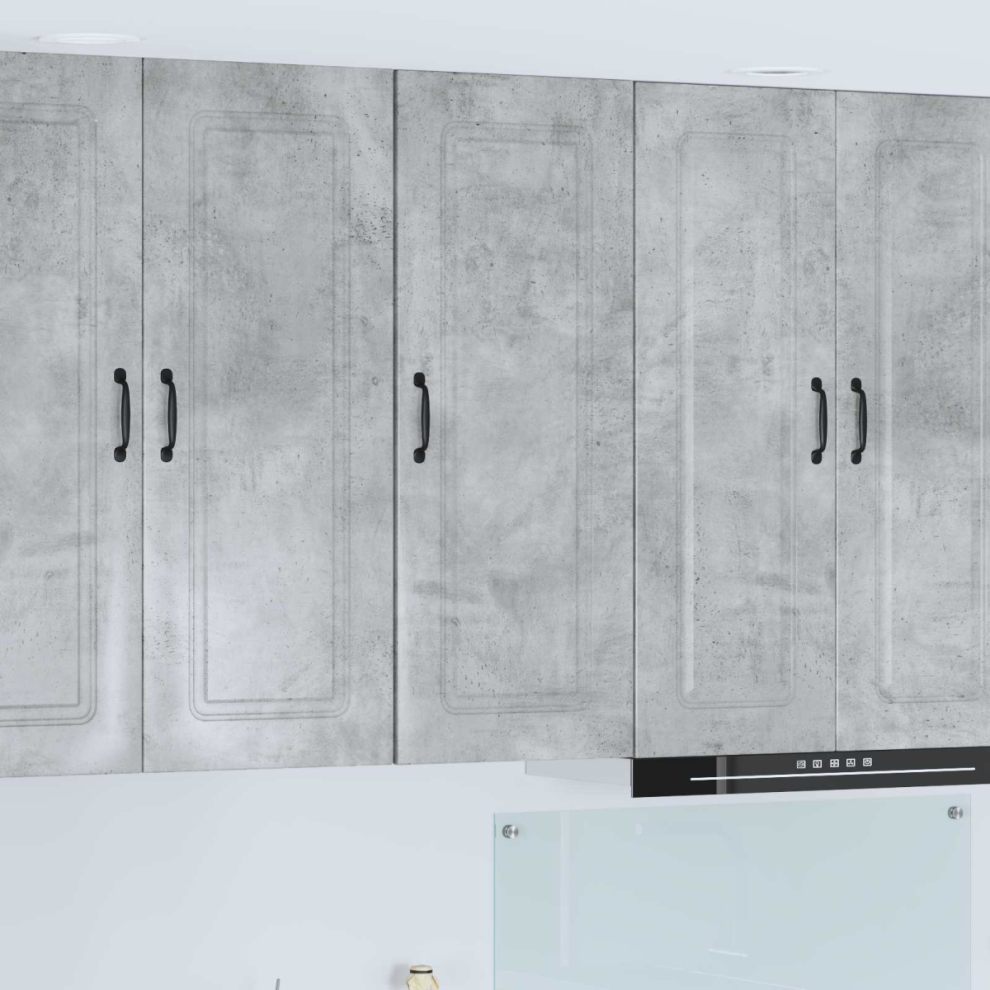 Vidaxl Dishwasher Panel Kalmar Concrete 40 X 31 X 100 Cm Grey