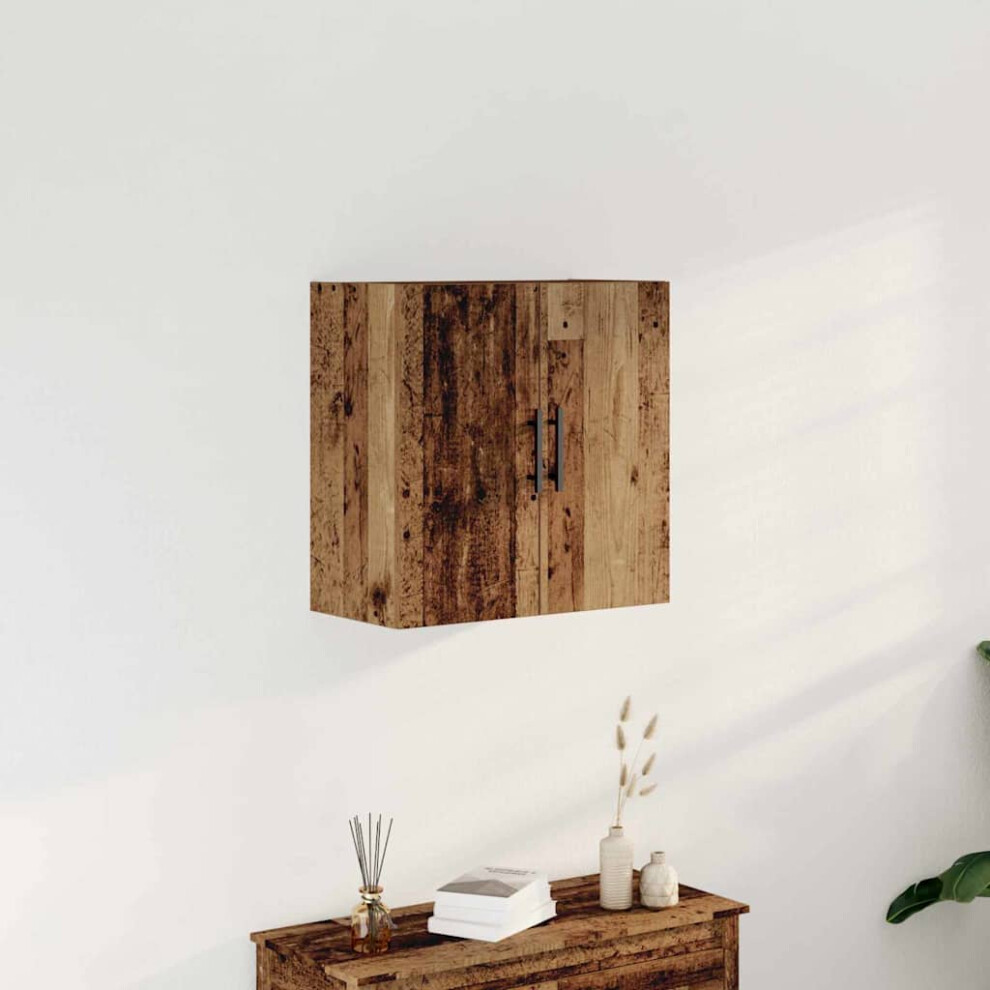 Vidaxl Wall Cabinet Old Wood 60 X 31.5 X 60 Cm Engineered Wood