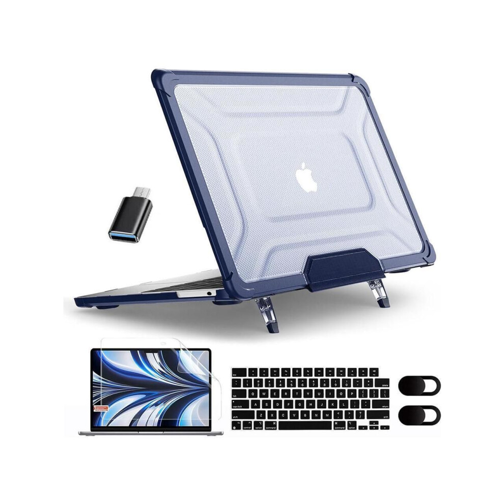 Photos - Other for Computer Case for MacBook Air 13.6 inch Case  2023 2024 Release A2681 M2 Chip with Touch ID, Laptop Hard Cover with Kickstand, Ke 2022