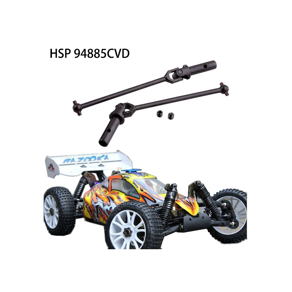 2Pcs Hsp 85712 Metal Front Drive Shaft Upgrade Parts For 1/8 Hsp 94885 Rc Car 110691700421