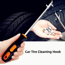 Tire Cleaning Hook Car Tire Stone Cleaner Removable Screwdriver Professional Crevice Cleaning Tool Tire Accessories