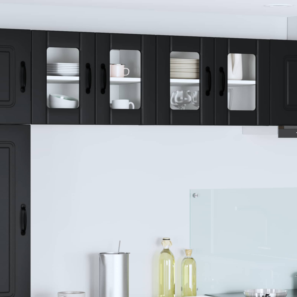 Vidaxl Kitchen Cabinet With Shelf 2 Pcs Artisan Oak 60 X 31 X 40 Cm - Image 2