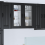 VidaXL vidaXL Dishwasher Panel Lucca 2 pcs Black 40 x 31 x 80 cm 1