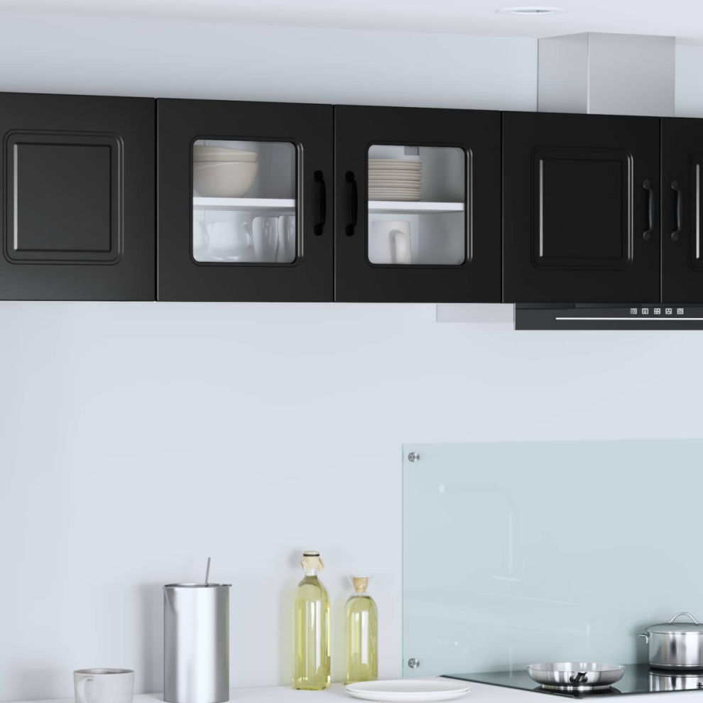Vidaxl Dishwasher Panel Kalmar 80 X 31 X 40 Cm Engineered Wood Black
