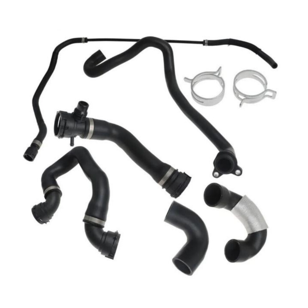 Radiator Coolant Water Hose Pipe Kit 6 Hoses for BMW 135i 335i 335xi 2007-2010
