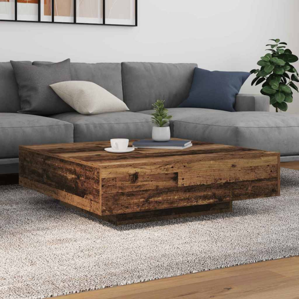 VIDAXL - Coffee Table - 100 x 100 x 31 cm - Brown - Image 2