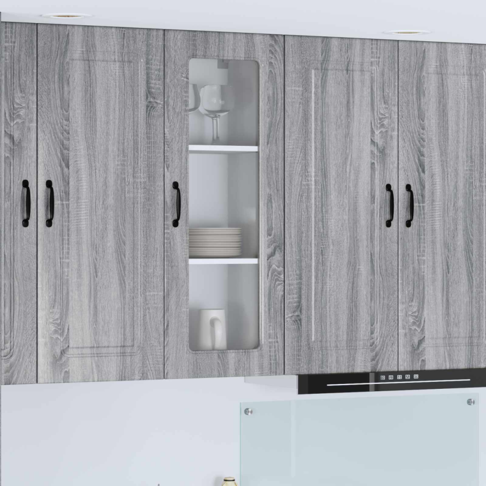 Vidaxl Dishwasher Panel Kalmar Sonoma 40 X 31 X 100 Cm Grey