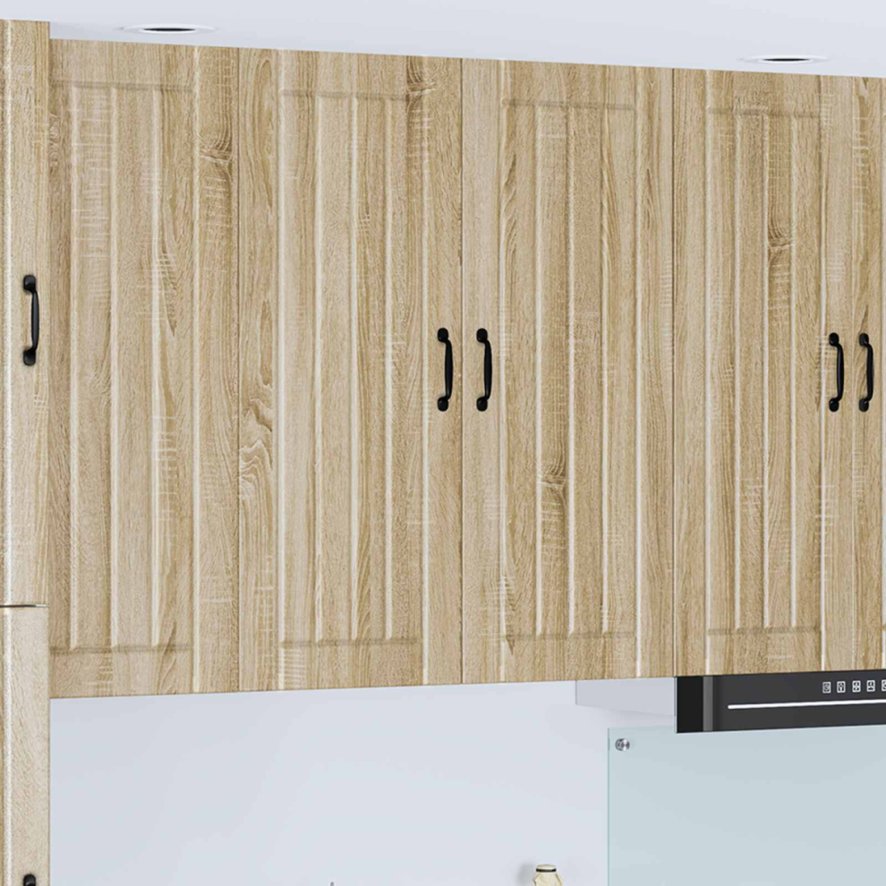 Vidaxl Dishwasher Panel Lucca Sonoma Oak 80 X 31 X 100 Cm