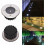 10 Pack LED Solar Ground Lights, IP65 Waterproof, Cool White Round, Energy Class A+ 6