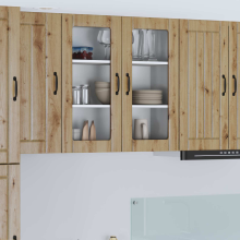 vidaXL Dishwasher Panel Lucca Artisan Oak 80 x 31 x 80 cm