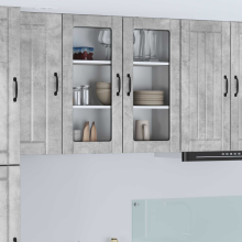 vidaXL Dishwasher Panel Lucca Concrete Grey 80 x 31 x 80 cm