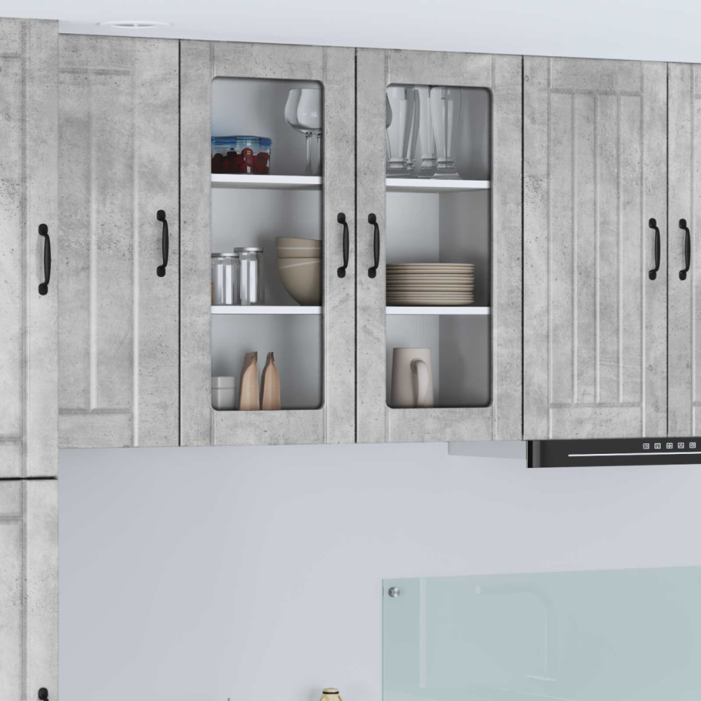 Vidaxl Dishwasher Panel Lucca Concrete 80 X 31 X 80 Cm Grey