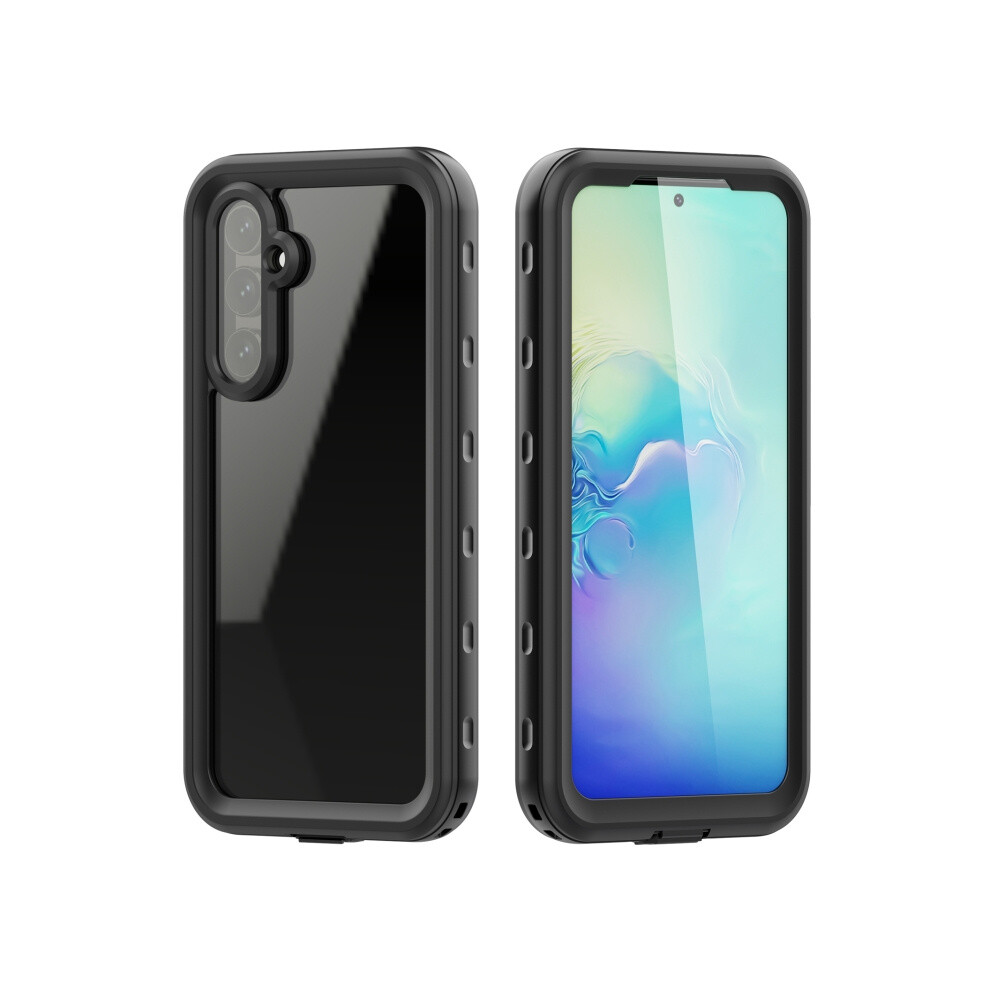 Compatible Gift Samsung Galaxy A54 5G Redpepper Transparent Dot Shockproof Waterproof Pc + Tpu Phone Case(Black):For Samsung Galaxy A54 5G Black 8323175320103