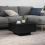 VidaXL vidaXL Coffee Table Black Oak 55 x 55 x31 cm Engineered Wood 1