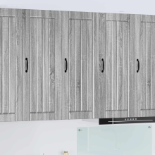 vidaXL Dishwasher Panel Lucca Grey Sonoma 40 x 31 x 100 cm