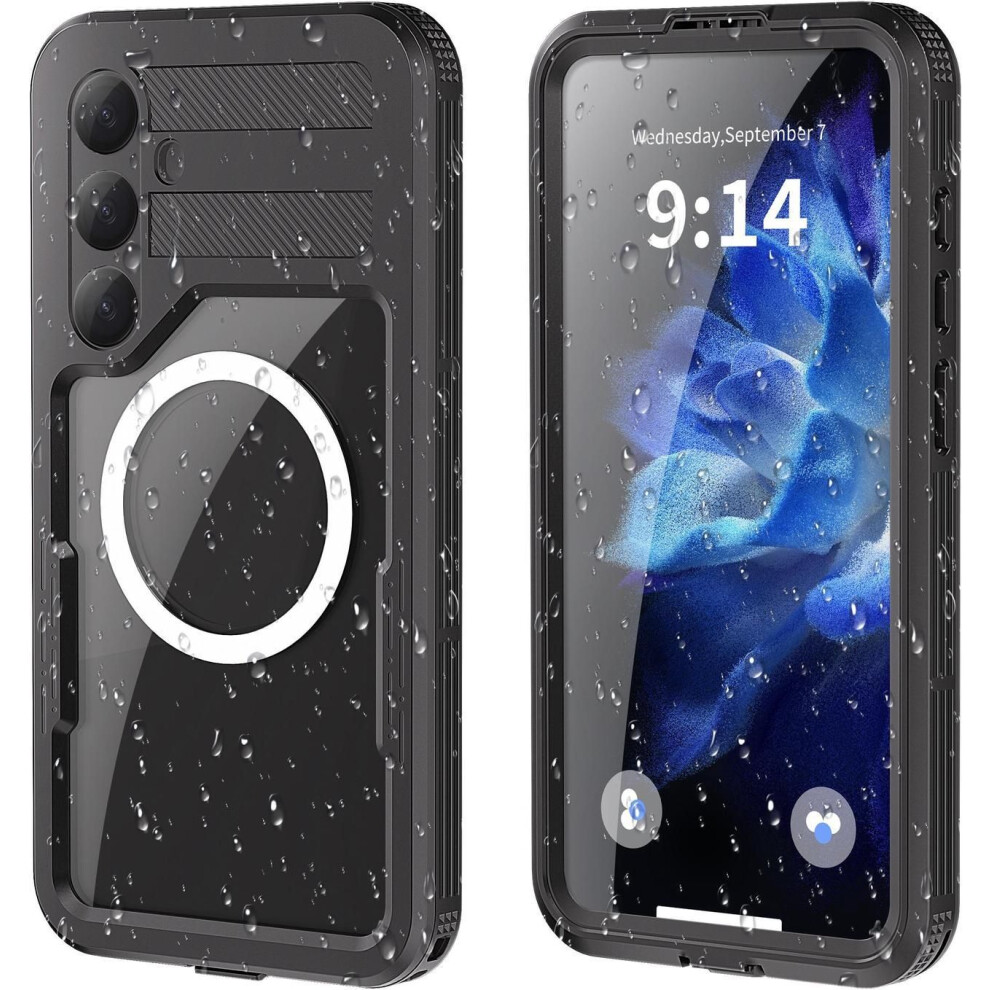For Samsung Galaxy S25 Plus Waterproof Case With Magnetic Magsafe Charging,Ip68 Waterproof Case For Samsung S25 Plus Case Phone Cover With Screen Prot 609808357219