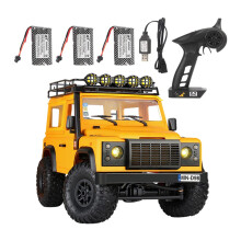 (with 3 battery) 2021 NEW MN98 1:12 RC Car 2.4G 4WD RTR Version RC Rock Crawler Defender Pickup Remote Control Truck for Boys Gifts Toys